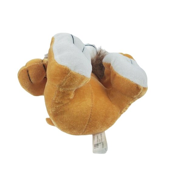 Classic Toy Company Lion Plush Big Cat Tan Brown Mane Jungle Stuffed Animal - Picture 5 of 8